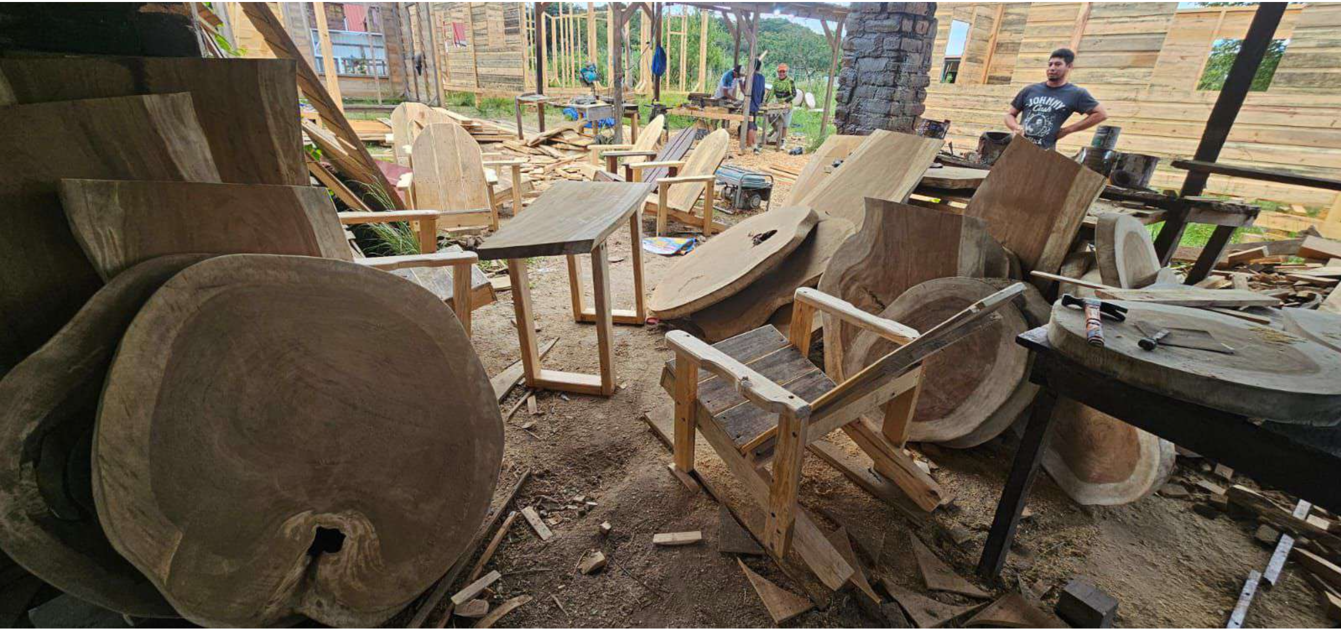 Wood jointer for pre-fabricated Cabins